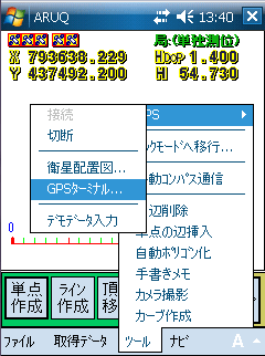 GPSターミナル