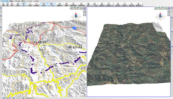 電子国土、OSM、GEOSPACE